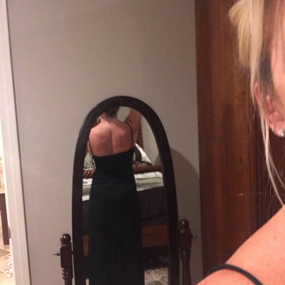 REDUCED l💥Gorgeous black dress w/ gold detailing - Picture 3 of 5